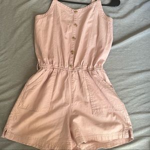 light pink abercrombie kids romper